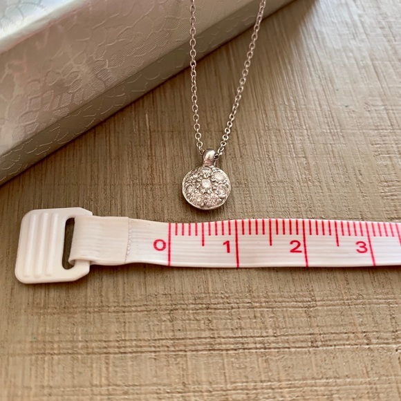 Pave Diamond Pendant Necklace - Picture 4 of 6